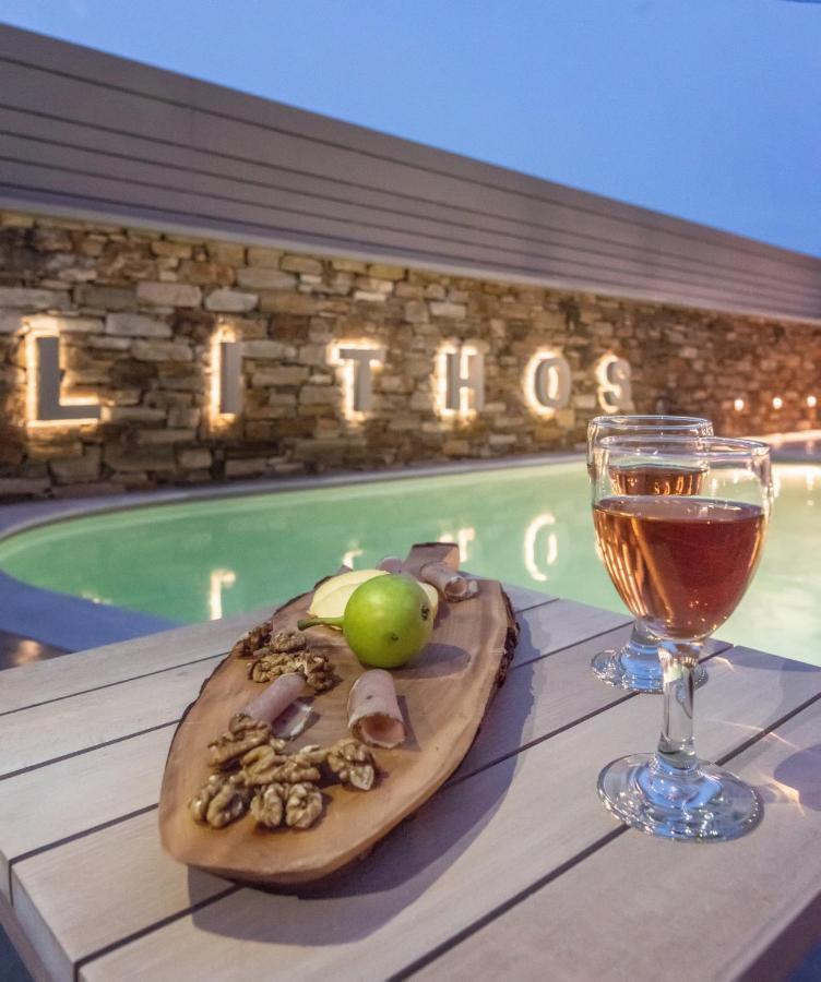 Lithos Luxury Suites Tínos Exteriör bild